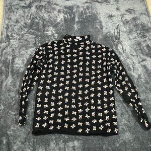 Vintage 1990’s Mickey Mouse All Over Print Turtleneck Mickey & Co Women Size Lar